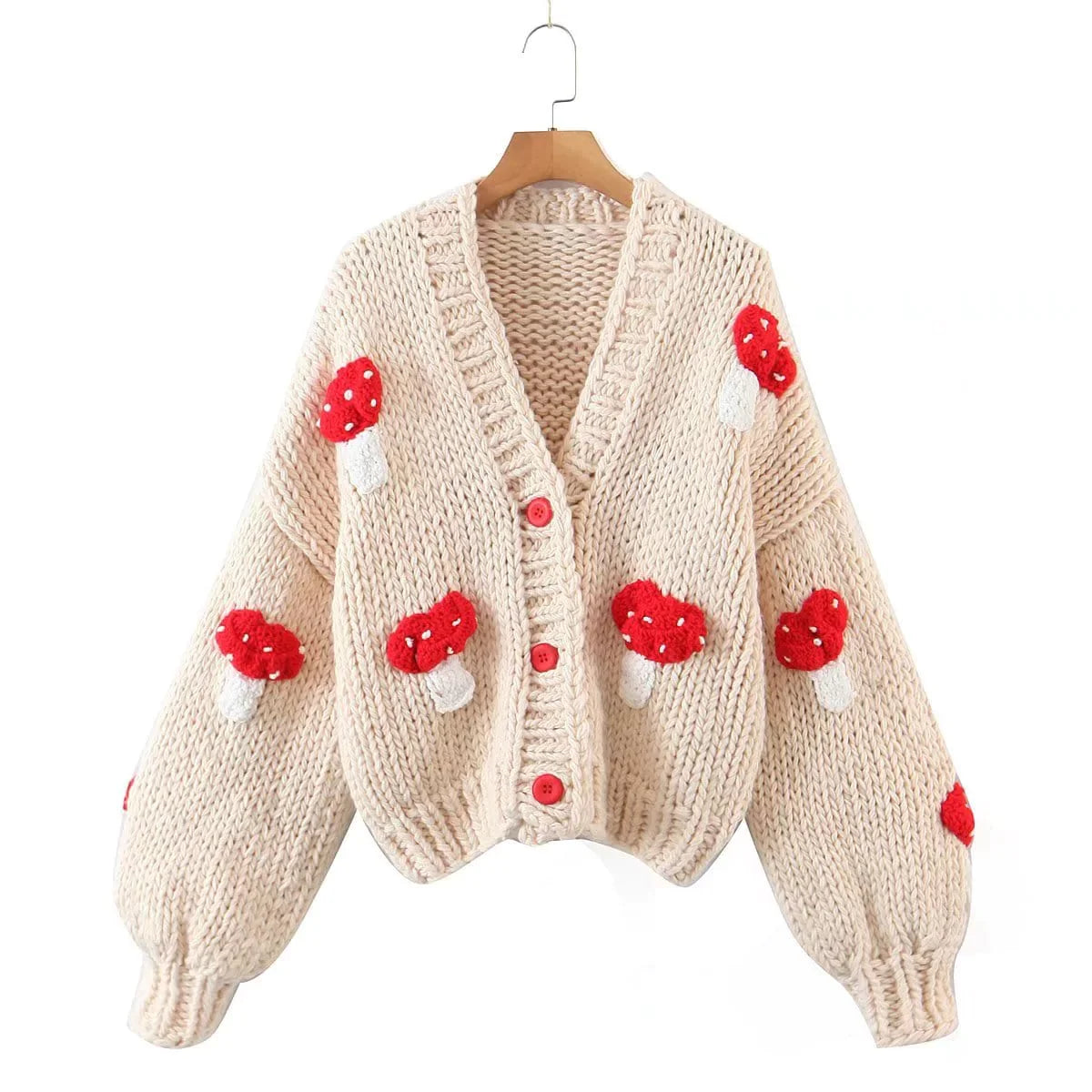 Chunky Mushroom Cardigan