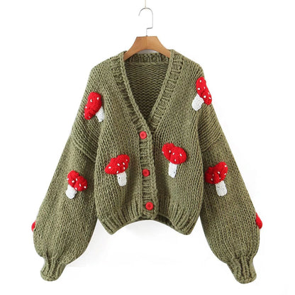 Chunky Mushroom Cardigan