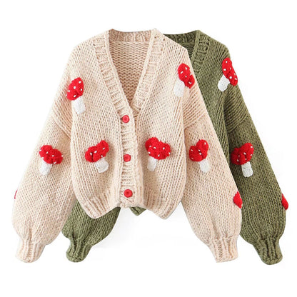 Chunky Mushroom Cardigan