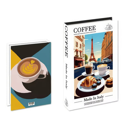 Coffee Time Buchförmige Box