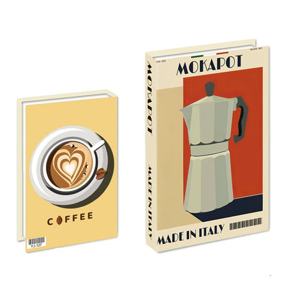 Coffee Time Buchförmige Box