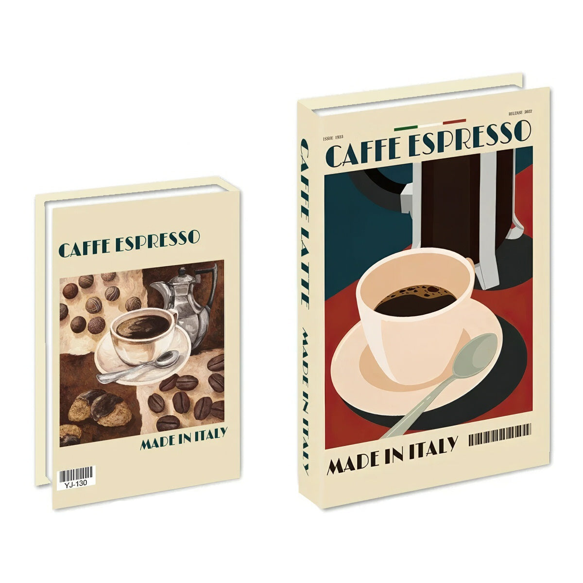 Coffee Time Buchförmige Box