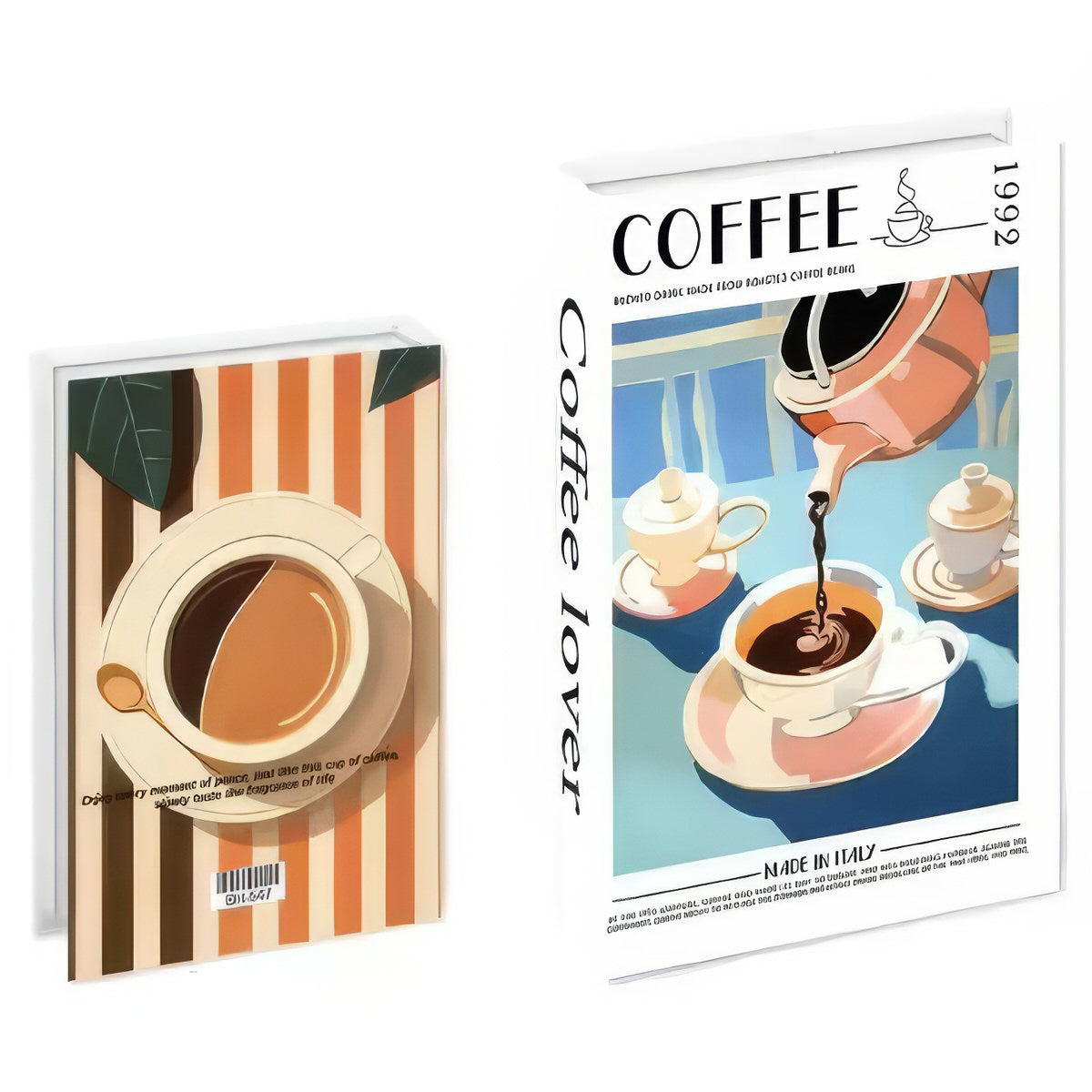 Coffee Time Buchförmige Box