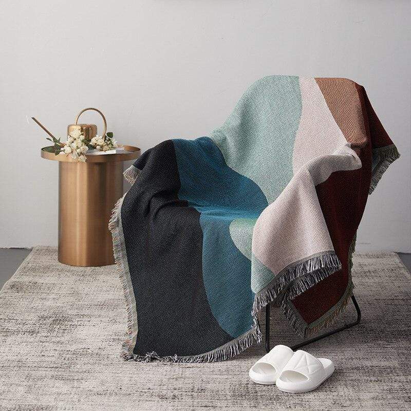 Color Waves Throw Blanket Blankets & Throws