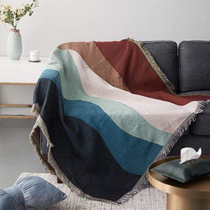 Color Waves Throw Blanket Blankets & Throws