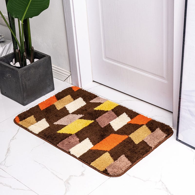 Colorful Blocks Bath Mat