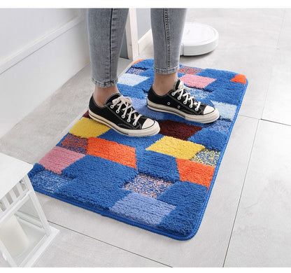 Colorful Blocks Bath Mat