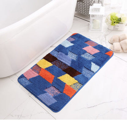 Colorful Blocks Bath Mat