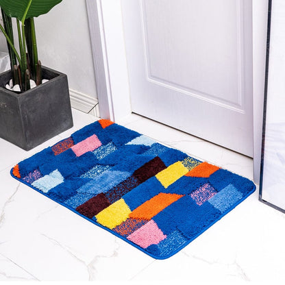 Colorful Blocks Bath Mat