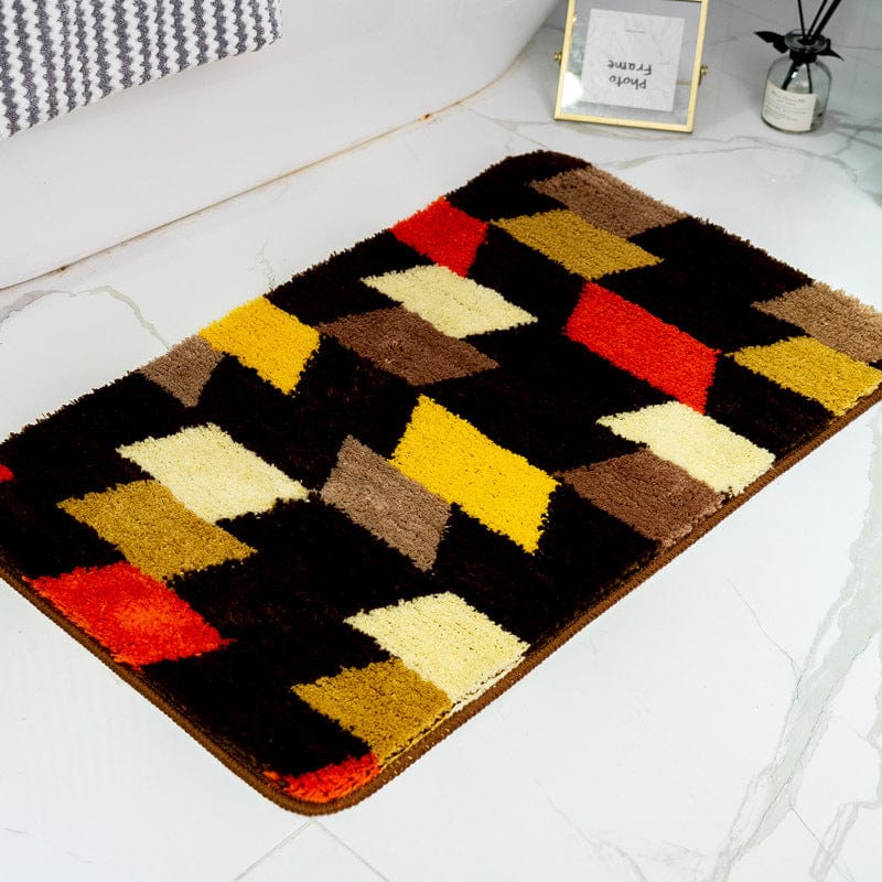 Colorful Blocks Bath Mat