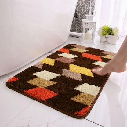 Colorful Blocks Bath Mat