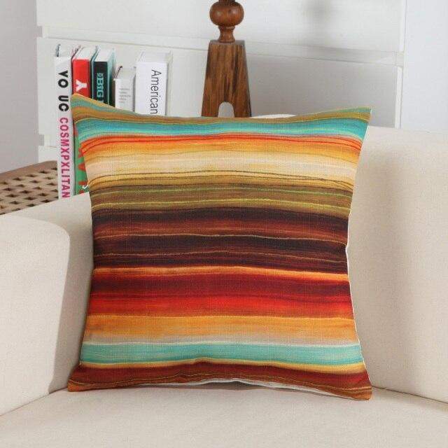 Colorful Lines Cushion Covers