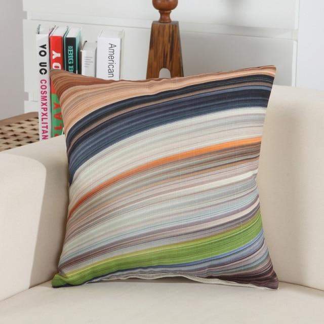 Colorful Lines Cushion Covers