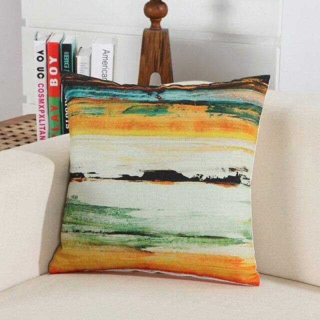 Colorful Lines Cushion Covers