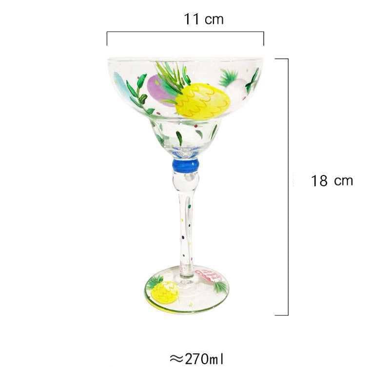 Colorful Margarita Glass