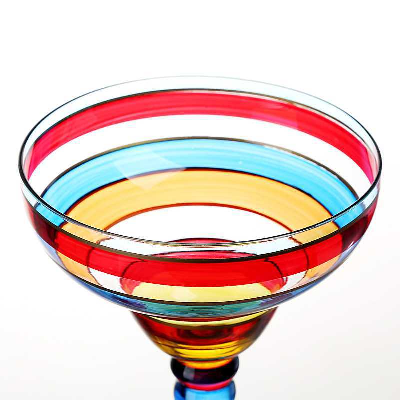 Colorful Margarita Glass