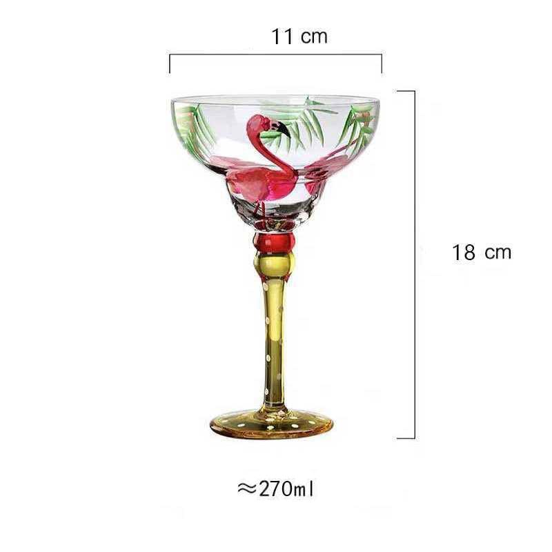 Colorful Margarita Glass