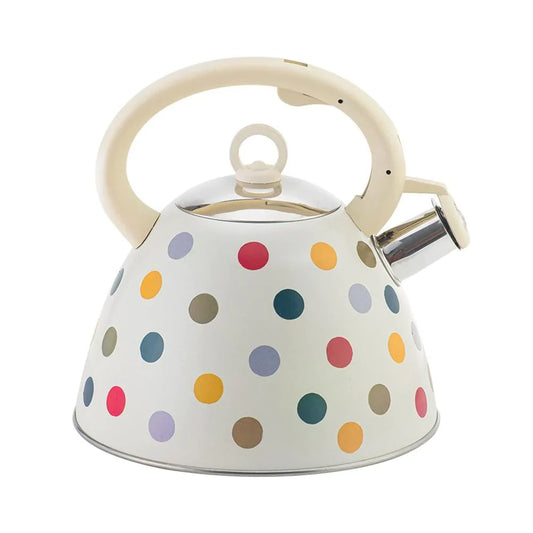 Colorful Polka Dot Whistling Kettle