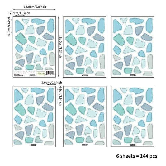 Colorful Stones Wall Stickers Stickers