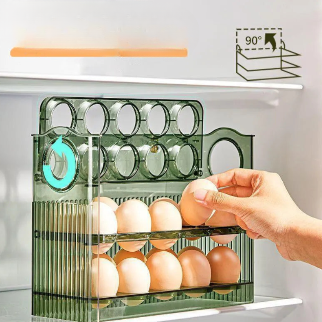 Eieraufbewahrungsbox mit großem Fassungsvermögen