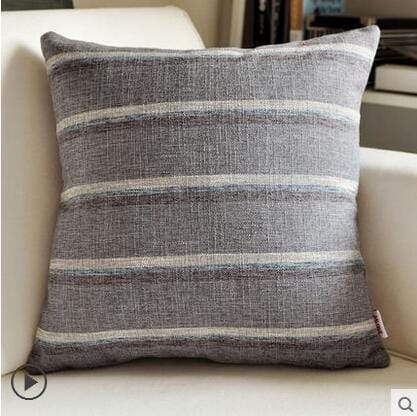 Country Lattice Stripes Cushion Covers