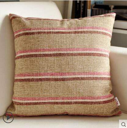 Country Lattice Stripes Cushion Covers