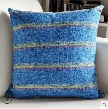 Country Lattice Stripes Cushion Covers