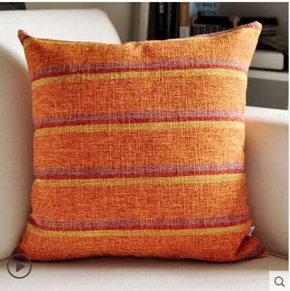 Country Lattice Stripes Cushion Covers