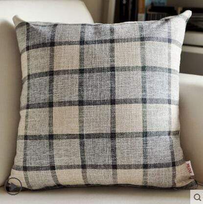 Country Lattice Stripes Cushion Covers