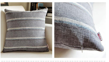 Country Lattice Stripes Cushion Covers