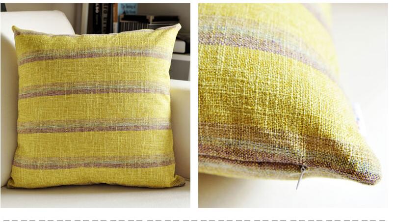 Country Lattice Stripes Cushion Covers