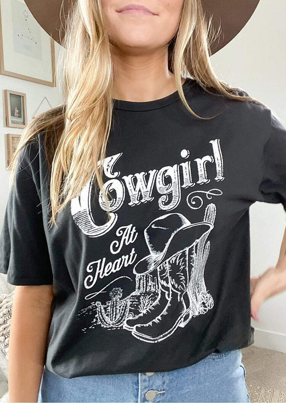 Cowgirl At Heart Graphic Tee