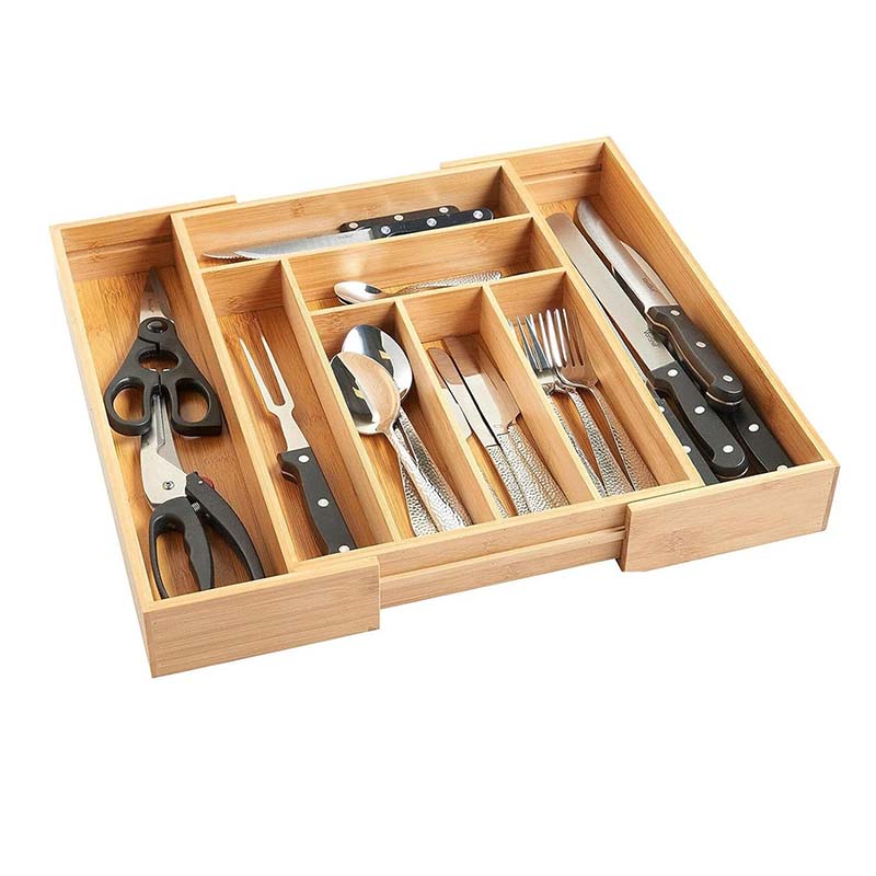 Cozy Bamboo Utensil Organizer
