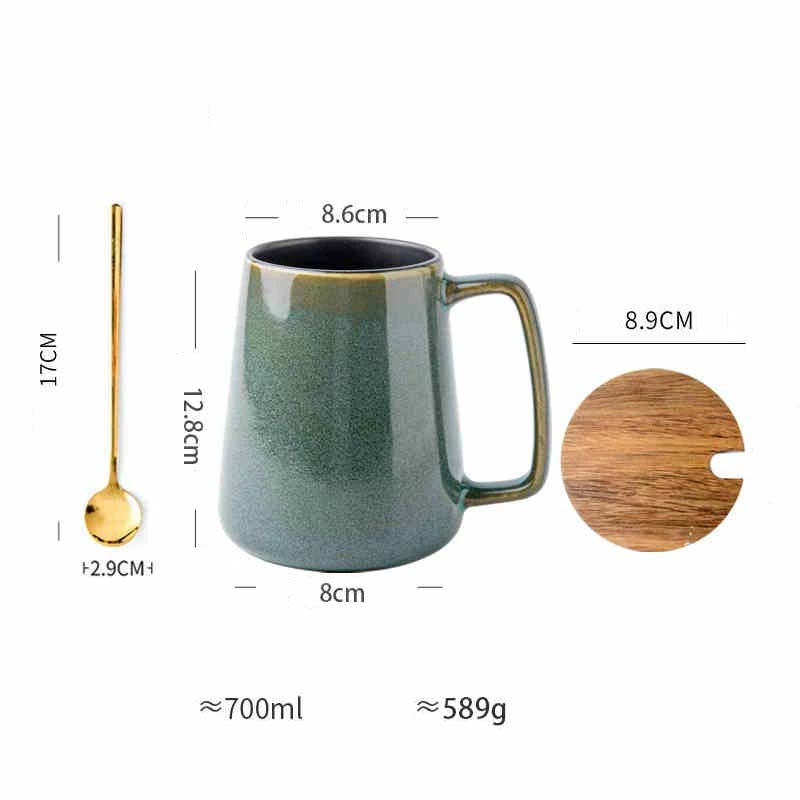 Cozy Ceramic Mug With Lid