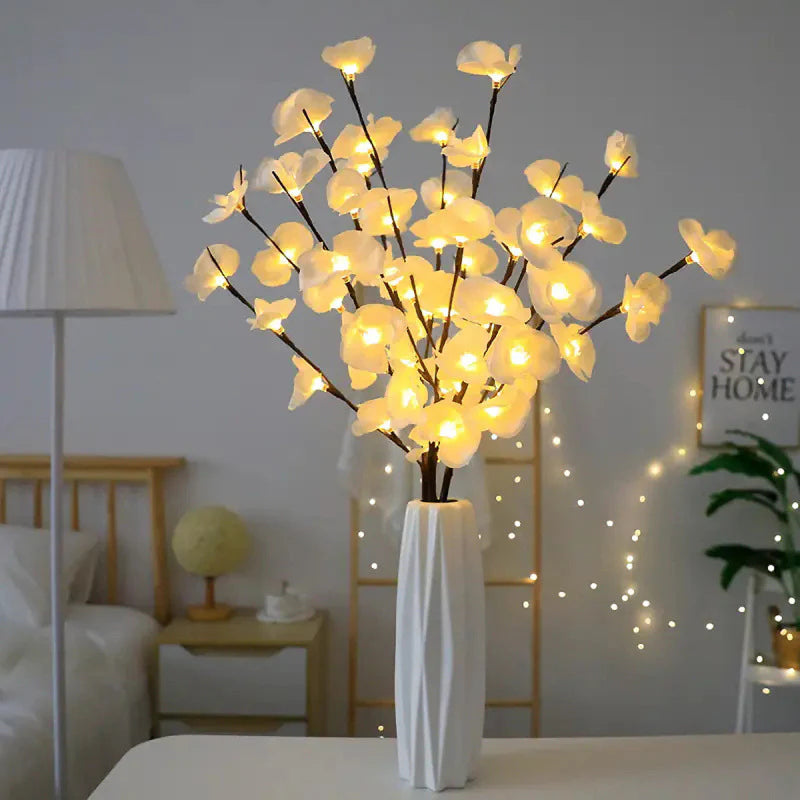 Cozy Cordless Olive Branch Lamp