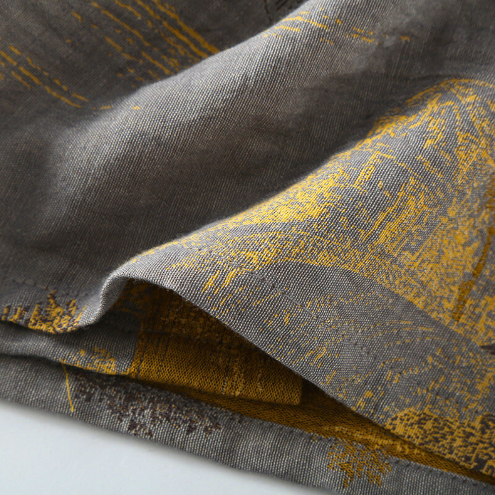 Peignoir kimono en coton doux