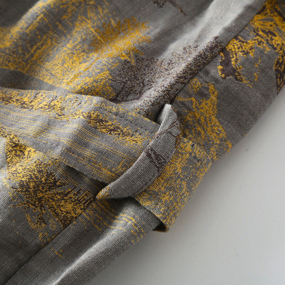 Peignoir kimono en coton doux