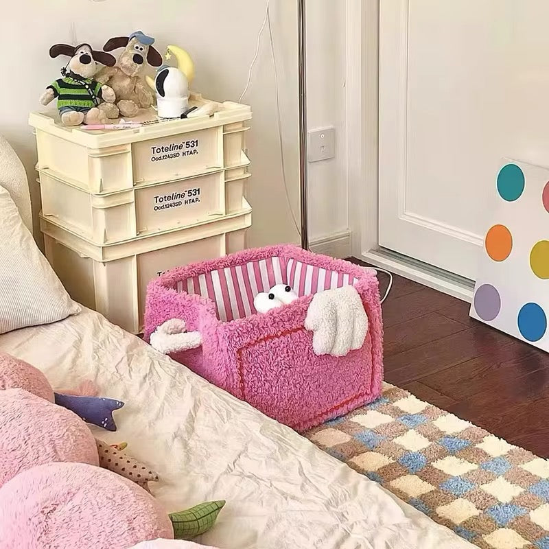 Cozy Cotton Laundry Hamper