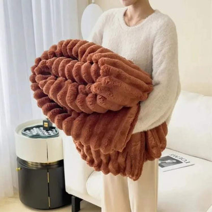 Cozy Faux Fur Throw