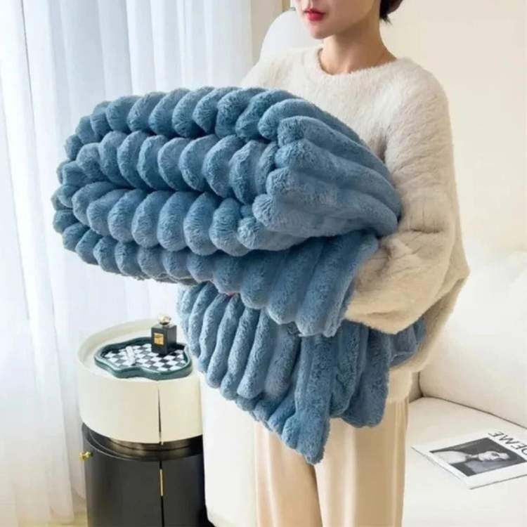 Cozy Faux Fur Throw