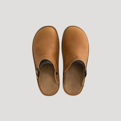 Cozy Leather Clogs for Men
