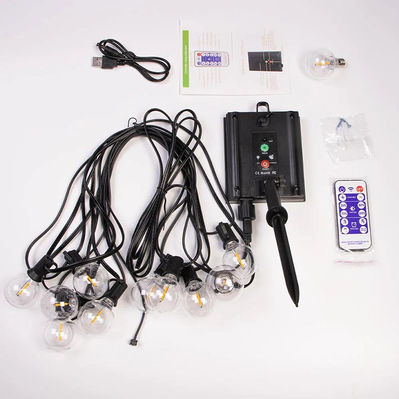 Cozy Solar String Lights