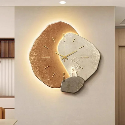 Cozy Wooden Wall Clock