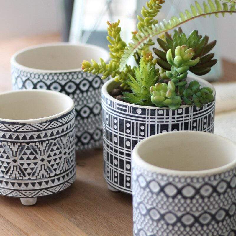 ceramic plant pot with legs Creative Ceramic Flower Pot With Legs