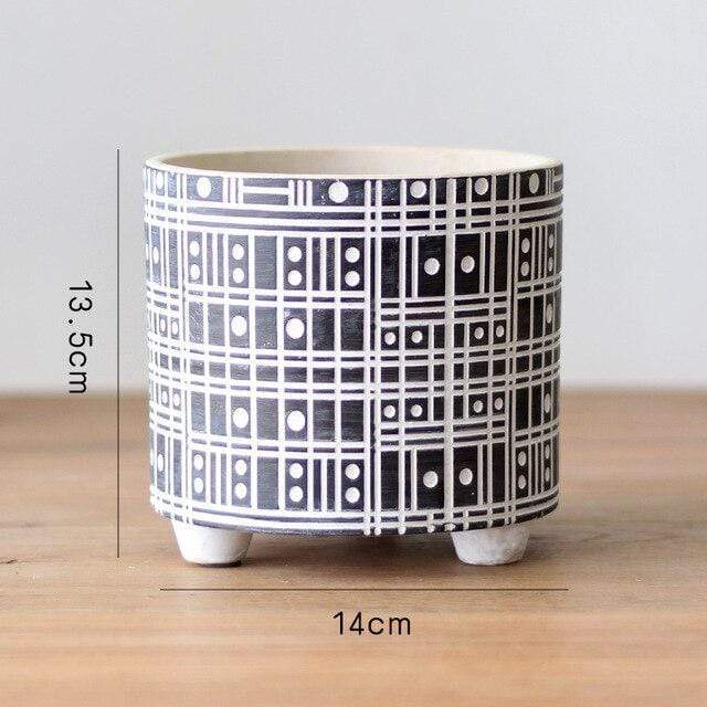 ceramic plant pot with legs Creative Ceramic Flower Pot With Legs