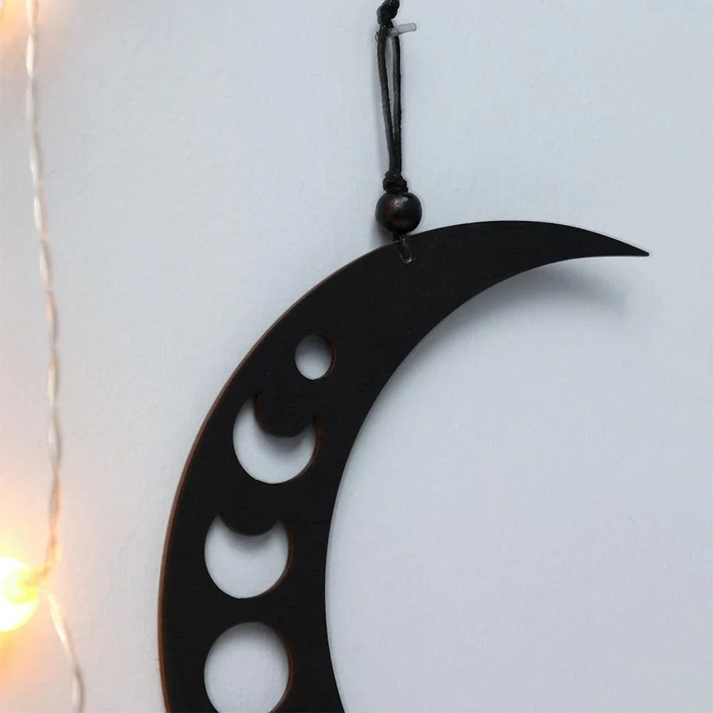 Crescent Moon Phase With Tassels