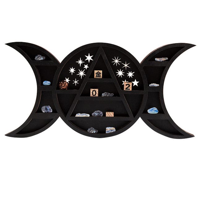 Crescents Moon Shelf Crystal Display