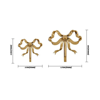 Coquette Brass Bow Wall Hook metal hook robe hook wall key holder