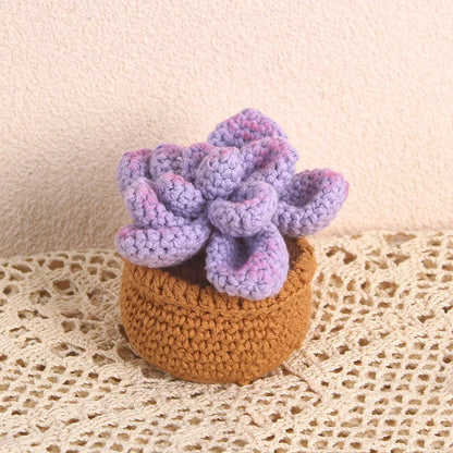 Crochet Potted Succulents