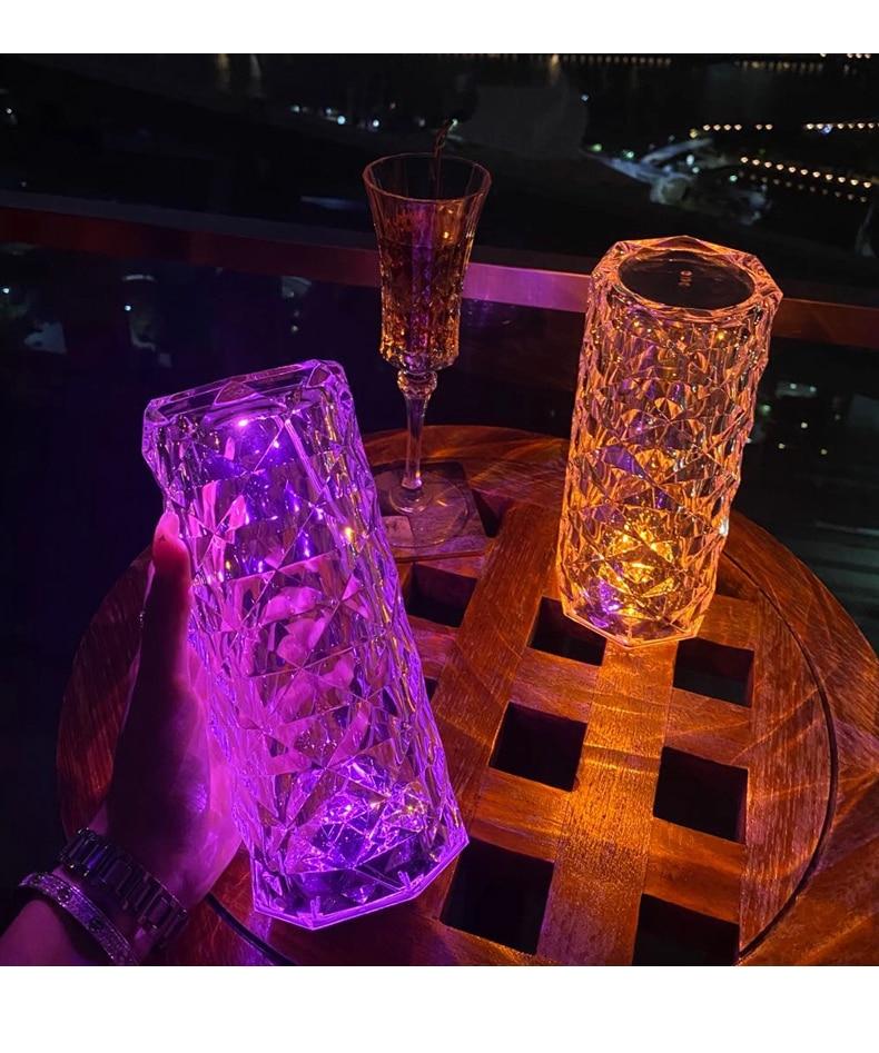 Crystal Diamond LED Lamp